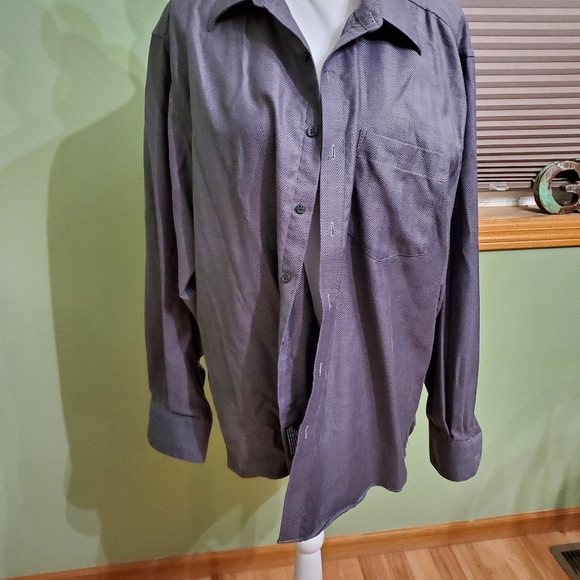 2 statement long sleeve button down mens size 34/35. - Picture 2 of 10